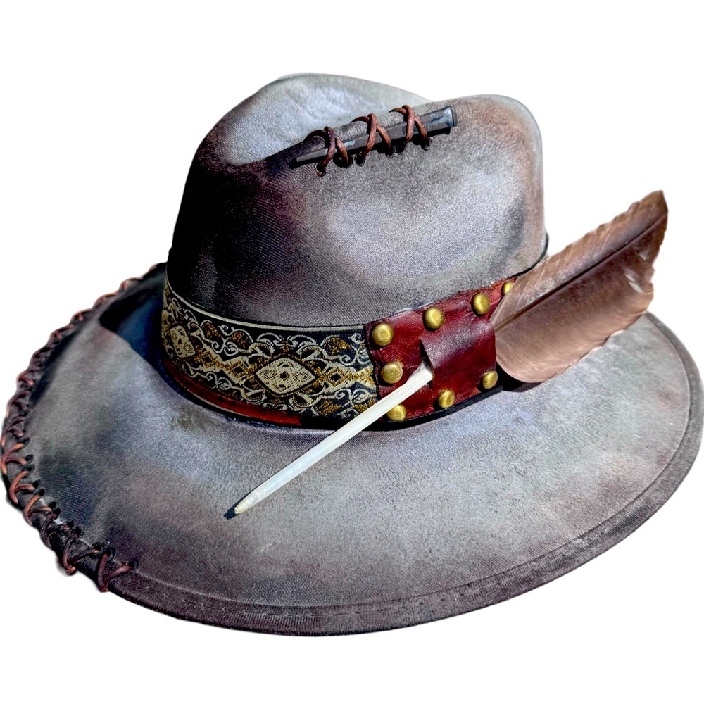 Gray Casual Hat with Comfortable Fit